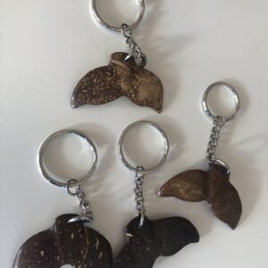 Handmade coconut keychain